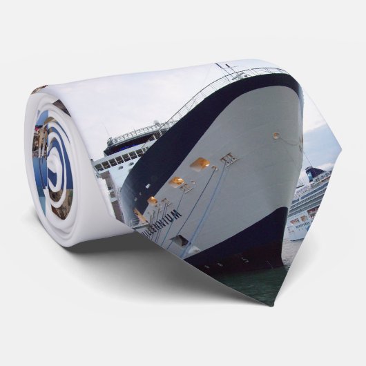 地中海のな巡航 ネクタイ (ロール)