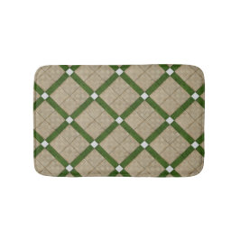 地中海のな陶磁器の具体的な斜めのタイル バスマット