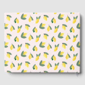 地中海のイタリアンギリレ結婚モンピンク ゲストブック (裏面)