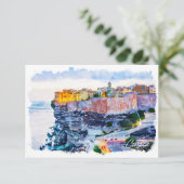 地中海のコルシカエレガントフランスウォーター色 カード (スタンド正面)