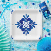 地中海のスタイルフローラ ペーパープレート (パーティー)