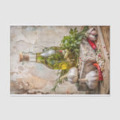 地中海のハーブ注入油切り離し 薄葉紙 (正面)