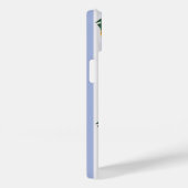 地中海のビンテージ レモン ブルー ストライプ 名 Case-Mate iPhoneケース (裏面 / 右)