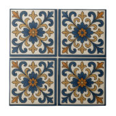 地中海のフローラ タイル (正面)