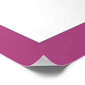 地中海のブーゲンビラ結婚の歓迎サイン ポスター (角)