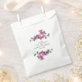 地中海のブーゲンビレ結婚アありがとう フェイバーバッグ (クリップ留めされた状態)