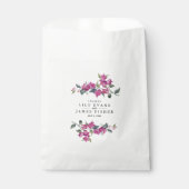 地中海のブーゲンビレ結婚アありがとう フェイバーバッグ (正面)
