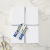 地中海のモダン結婚瓦 ギフトタグ (より糸付き)