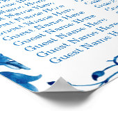 地中海のモダン青 ポスター (角)