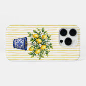 地中海のレモンの木 iPhoneケース (裏面横)