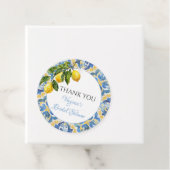 地中海のレモン ブライダルシャワーの感謝 フェイバータグ (インサイチュ)