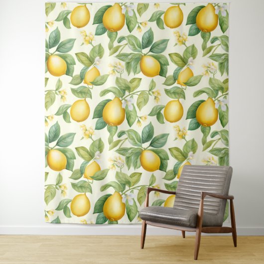 地中海のレモン ブルーム シトラス タペストリー (インサイチュ)