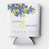 地中海のレモ結婚ンスの 缶クーラー (正面)