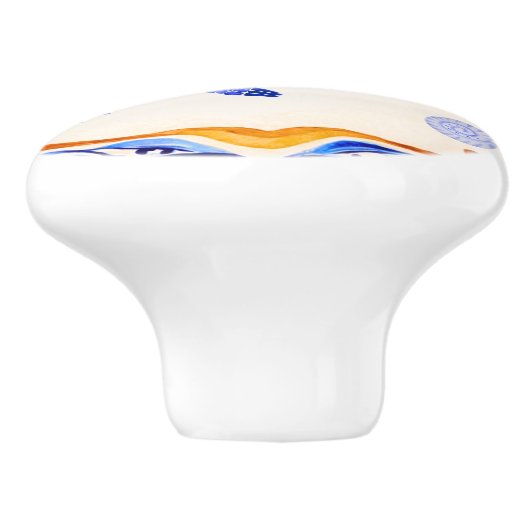 地中海の亀 セラミックノブ (側面)