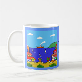 地中海の休日 コーヒーマグカップ