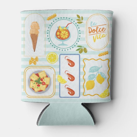 地中海の夏の雰囲気 缶クーラー (正面)