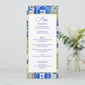 地中海の夏モダンタイルのフラットメニュー メニュー (スタンド正面)