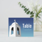 地中海の夏、テーブル番号 ポストカード (スタンド正面)