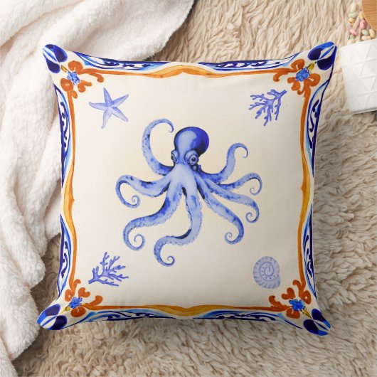 地中海の子 クッション (ブランケット)