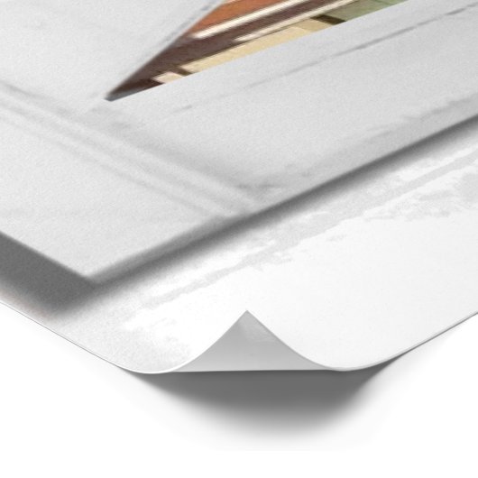 地中海の市区町村のフェイクウィンドウ ポスター (角)