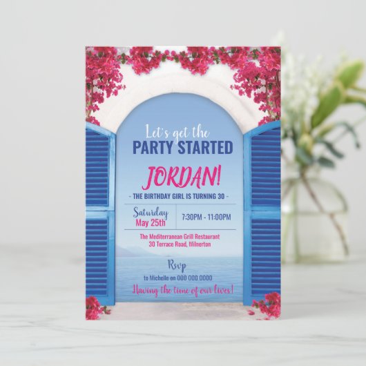 地中海の招待状 招待状 (スタンド正面)