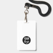 地中海の料理クラスのレッスン写真とロゴ バッジ (Back with Lanyard)