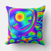 地中海の日の出スロー枕 クッション (正面)