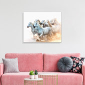 地中海の水アットサンライズ キャンバスプリント (インサイチュ (リビング))