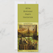 地中海の混成岩 招待状 (裏面)