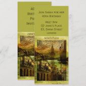 地中海の混成岩 招待状 (正面/裏面)