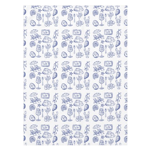 地中海の生活概要 テーブルクロス (正面)