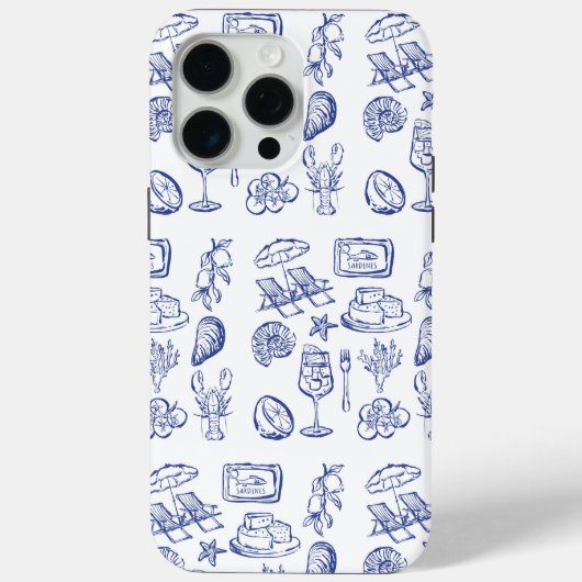 地中海の生活概要 Case-Mate iPhoneケース (裏面)