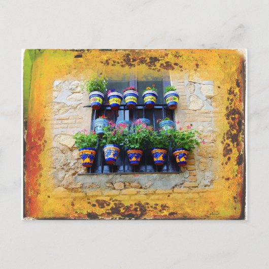 地中海の窓 ポストカード (正面)