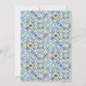 地中海の結婚旅程の歓迎バッグ シーズンカード (裏面)