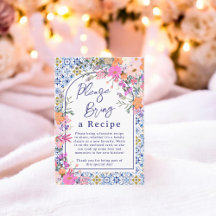 地中海の花のタイル ウェディング レシピ リクエスト