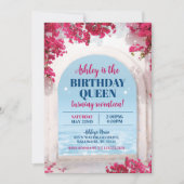 地中海の誕生日招待状、ギリシャ招待状 招待状 (正面)