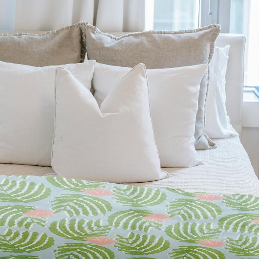 地中海の開花 フリースブランケット