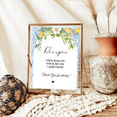 地中海の離れレシピブライダルシャワー ポスター