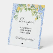 地中海の離れレシピブライダルシャワー 台座サイン (正面)