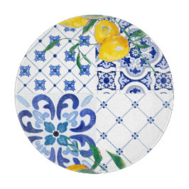 地中海の，アマルフィスタイル,シンプル正方形        カッティングボード