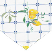 地中海の,アマルフィスタイル,シンプル正方形       ショートテーブルランナー (コーナー)