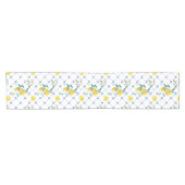 地中海の,アマルフィスタイル,シンプル正方形       ショートテーブルランナー (横)