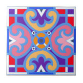 地中海の,カラフルタイル タイル (正面)