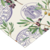 地中海の，トスカのスタイル，オリーブの模様     テーブルクロス (アングル)