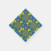 地中海の，マジョリカ，タイル スタンダードカクテルナプキン (角)