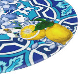 地中海の，マジョリカ，タイル，レモン，柑橘類 カッティングボード (角)