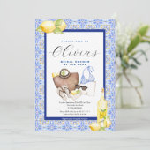 地中海のBridal Shower Invitation、Posiatano 招待状 (スタンド正面)