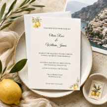 地中海イタリア沿岸の贅沢な結婚式