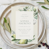 地中海ガーデン ブライダルシャワー 招待状