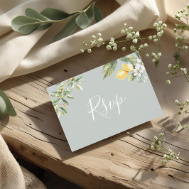 地中海ガーデン レモン メニュー オプション 返信カード